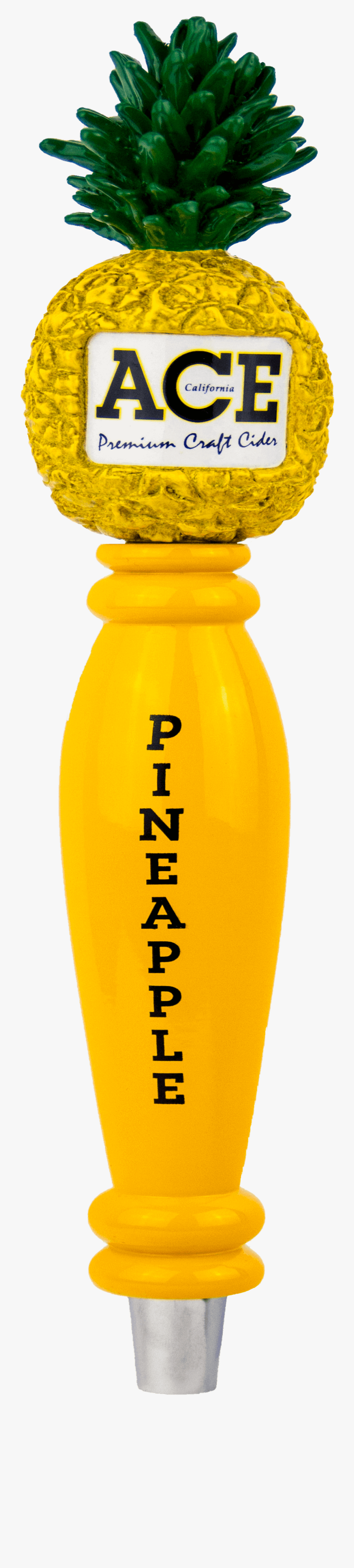 Ace pineapple Tap Handle 3d - Ace Pineapple Cider Tap Handle, Transparent Clipart
