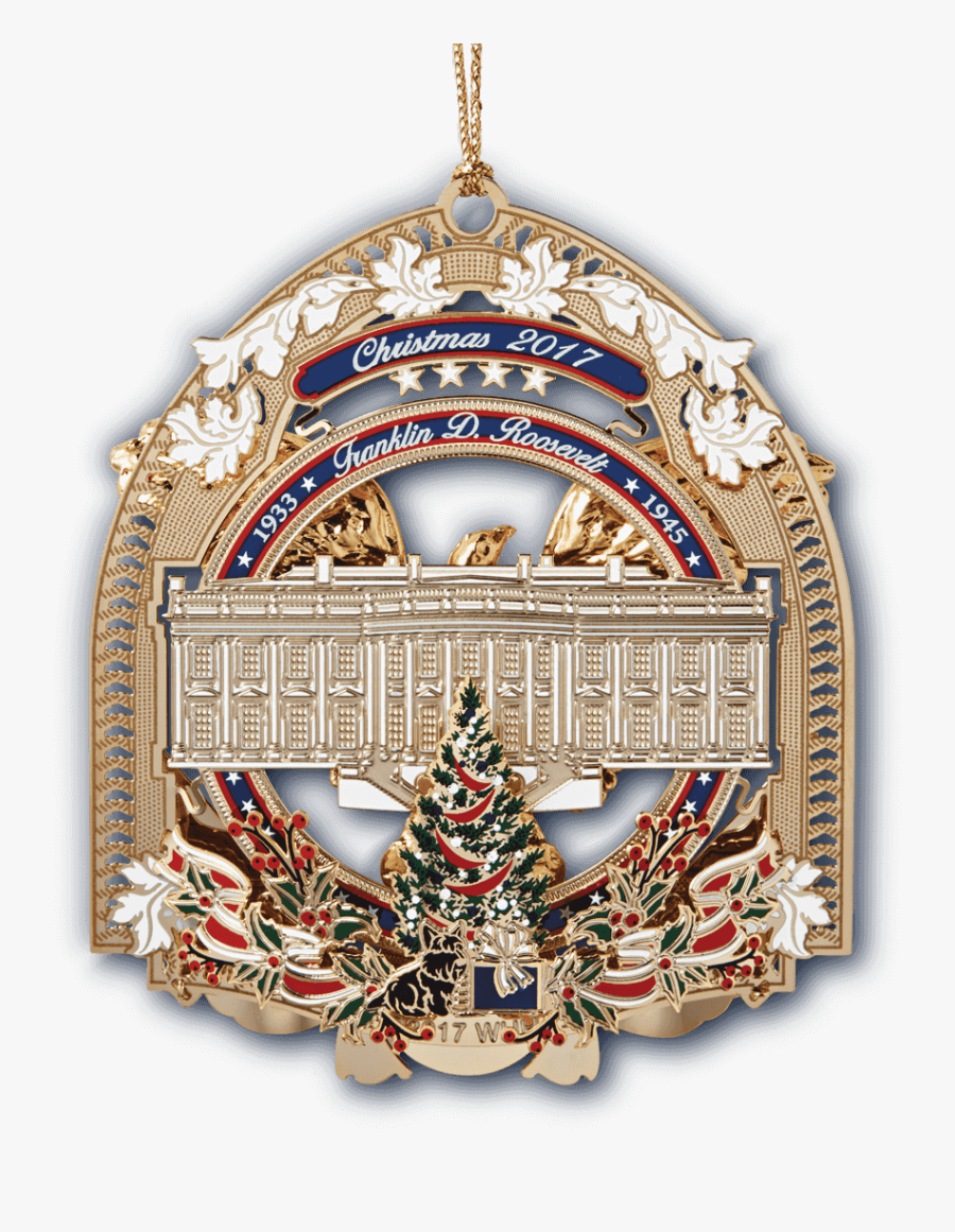 2017 White House Christmas Ornament Back - 2017 White House Christmas Ornament, Transparent Clipart