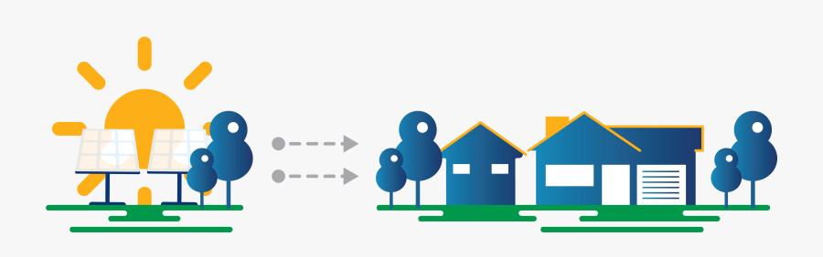 Solar Farm Local Communities Illustration - Portable Network Graphics, Transparent Clipart