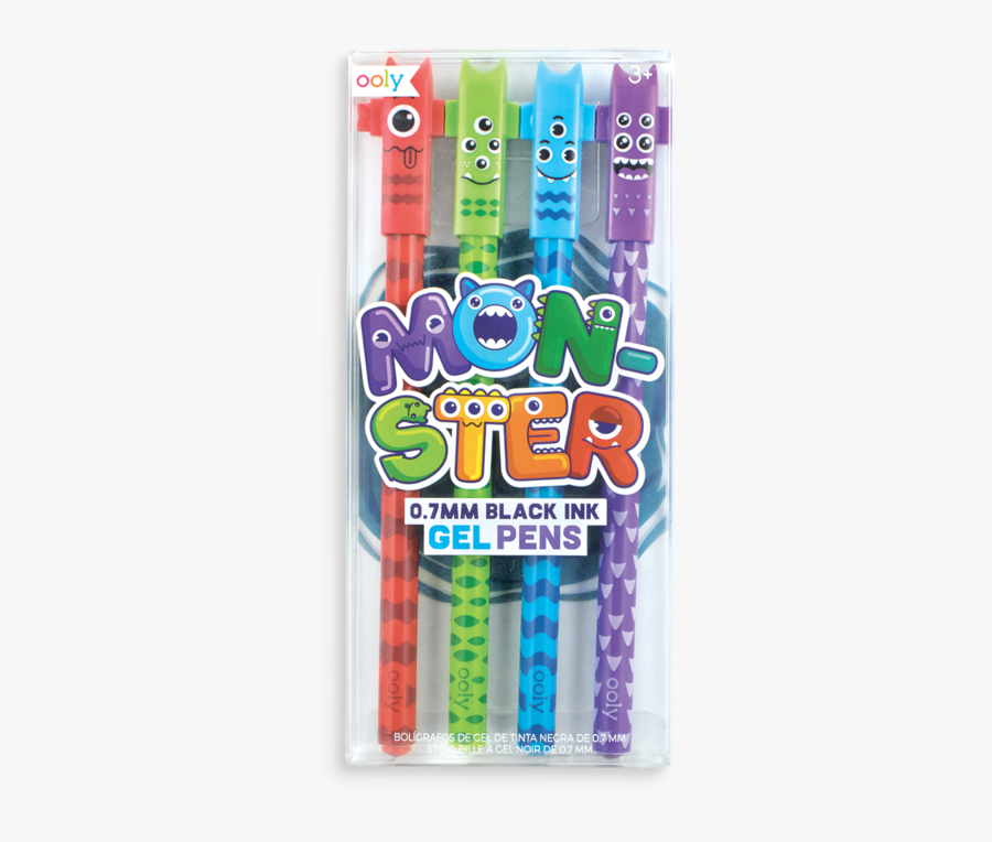 Ooly Monster Gel Pens, Transparent Clipart