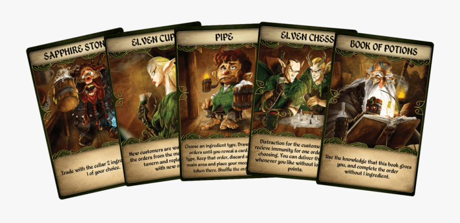 Drawn Cavern Video Game - Fantasy Card Games Ingredients, Transparent Clipart