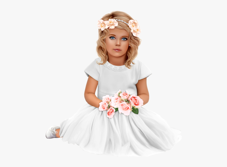 Flower Girl, Transparent Clipart