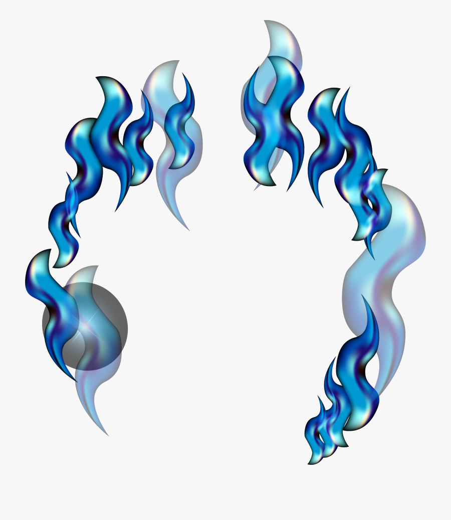 Blue Flame Png Picture, Transparent Clipart