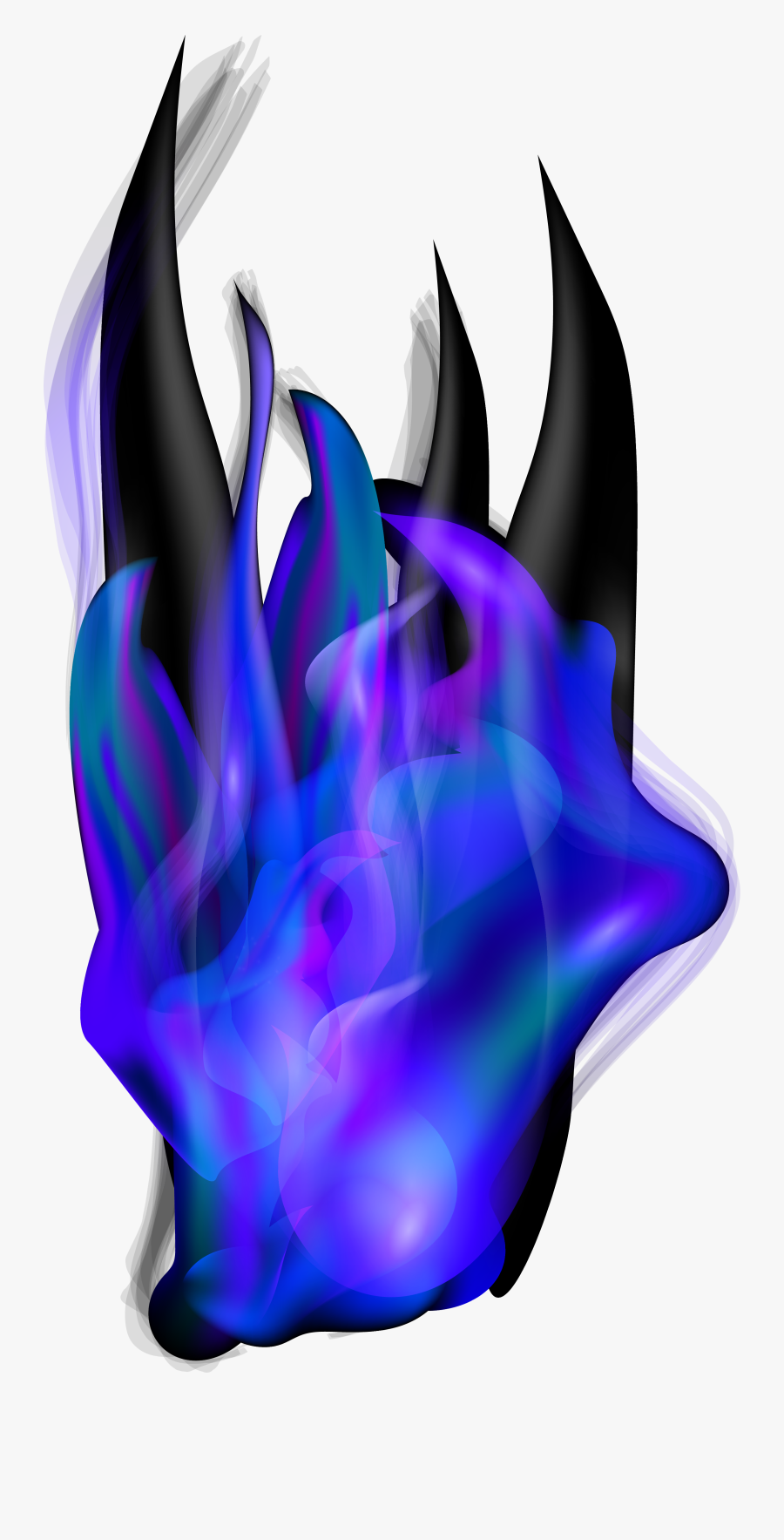 Purple Flame Fire - Purple Flame Png, Transparent Clipart