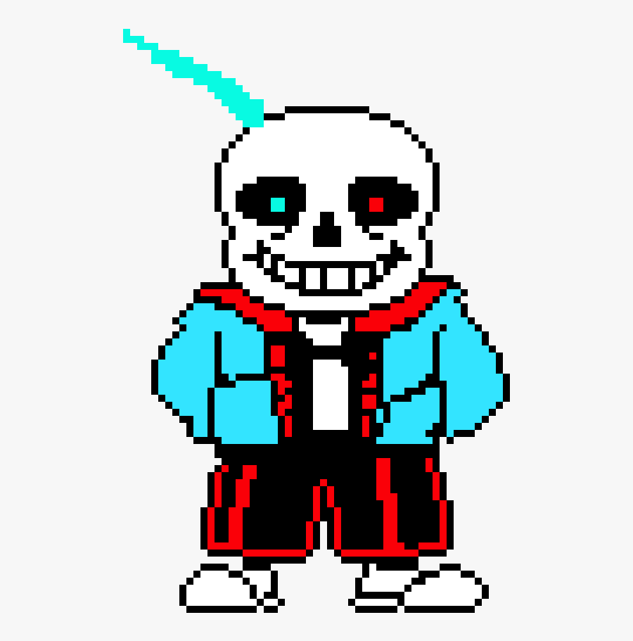 Undertale Colored Sans Sprite, Transparent Clipart