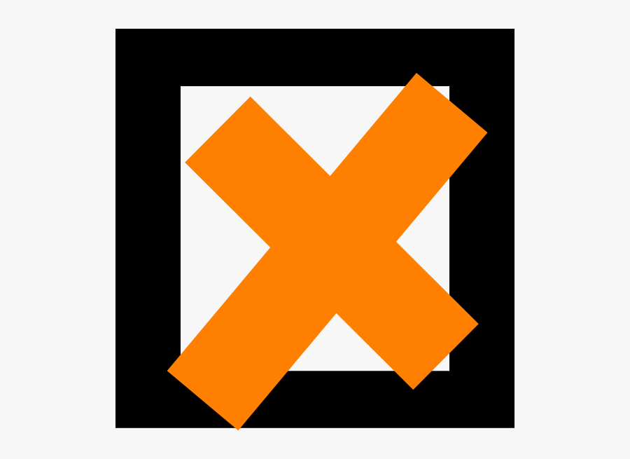 Orange Check Mark Clip Art At Clker, Transparent Clipart