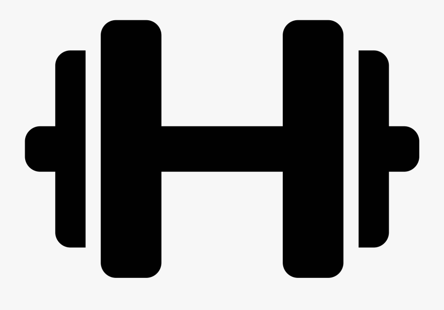 Dumbbell Icon - Clipart Dumbbell, Transparent Clipart