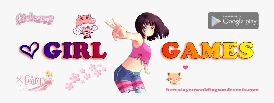 Girls Games Cute And Lovely Flash Games - Girls Game Logo Png, Transparent Clipart