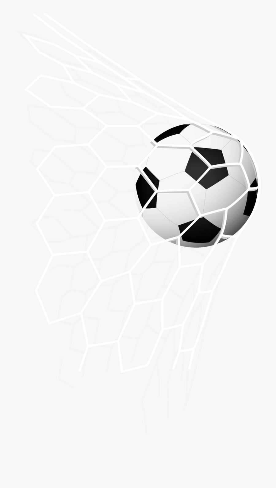 Wallpaper Goal Into Football Inside Vector The Clipart - Goal, Transparent Clipart