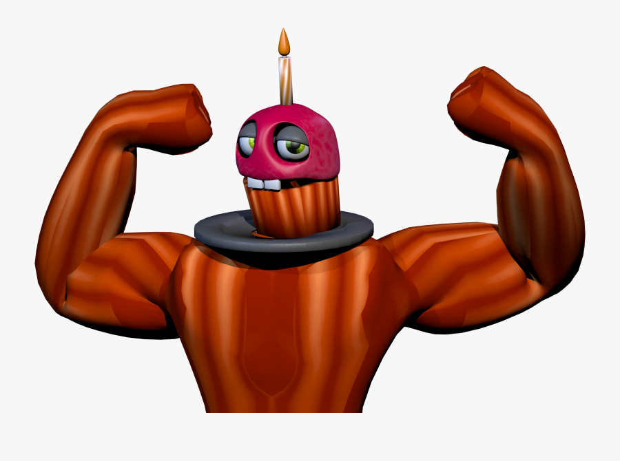 Fnaf Mr Cupcake Clipart , Png Download - Mr Cupcake Fnaf Muscle, Transparent Clipart