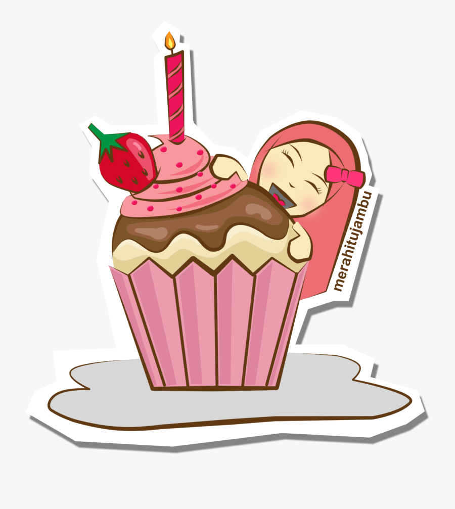 Jika Itu Yang Terbaik - Lukisan Cupcake, Transparent Clipart