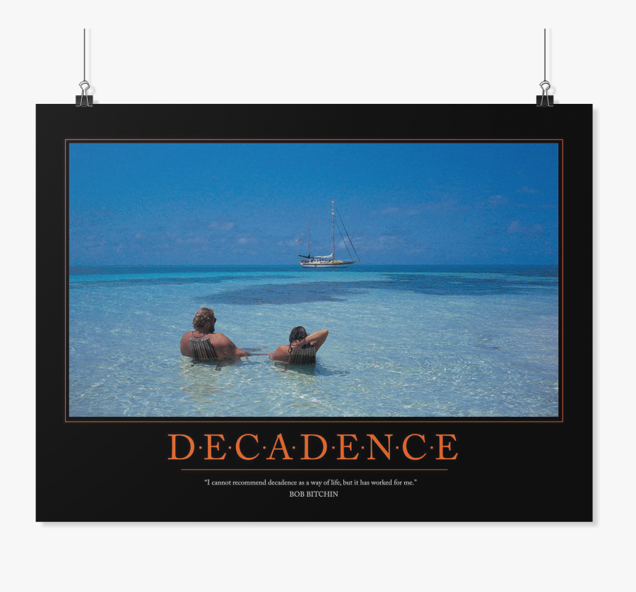 Clip Art Motivational Poster Font - Sea, Transparent Clipart