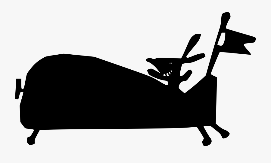 Banner Bunny - Clip Art, Transparent Clipart