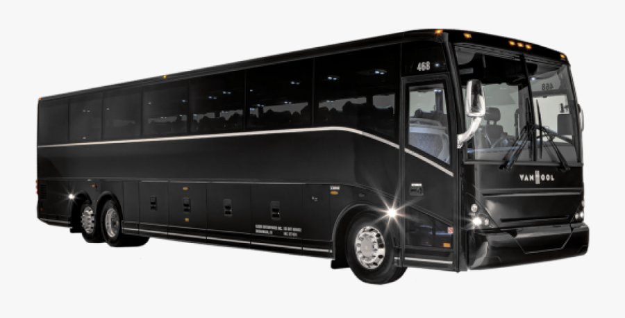Black Bus, Transparent Clipart
