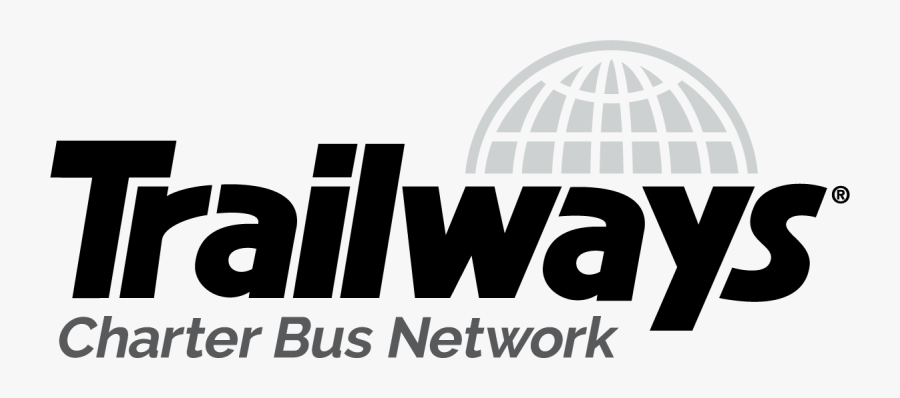 Trailways Charter Bus Network, Transparent Clipart