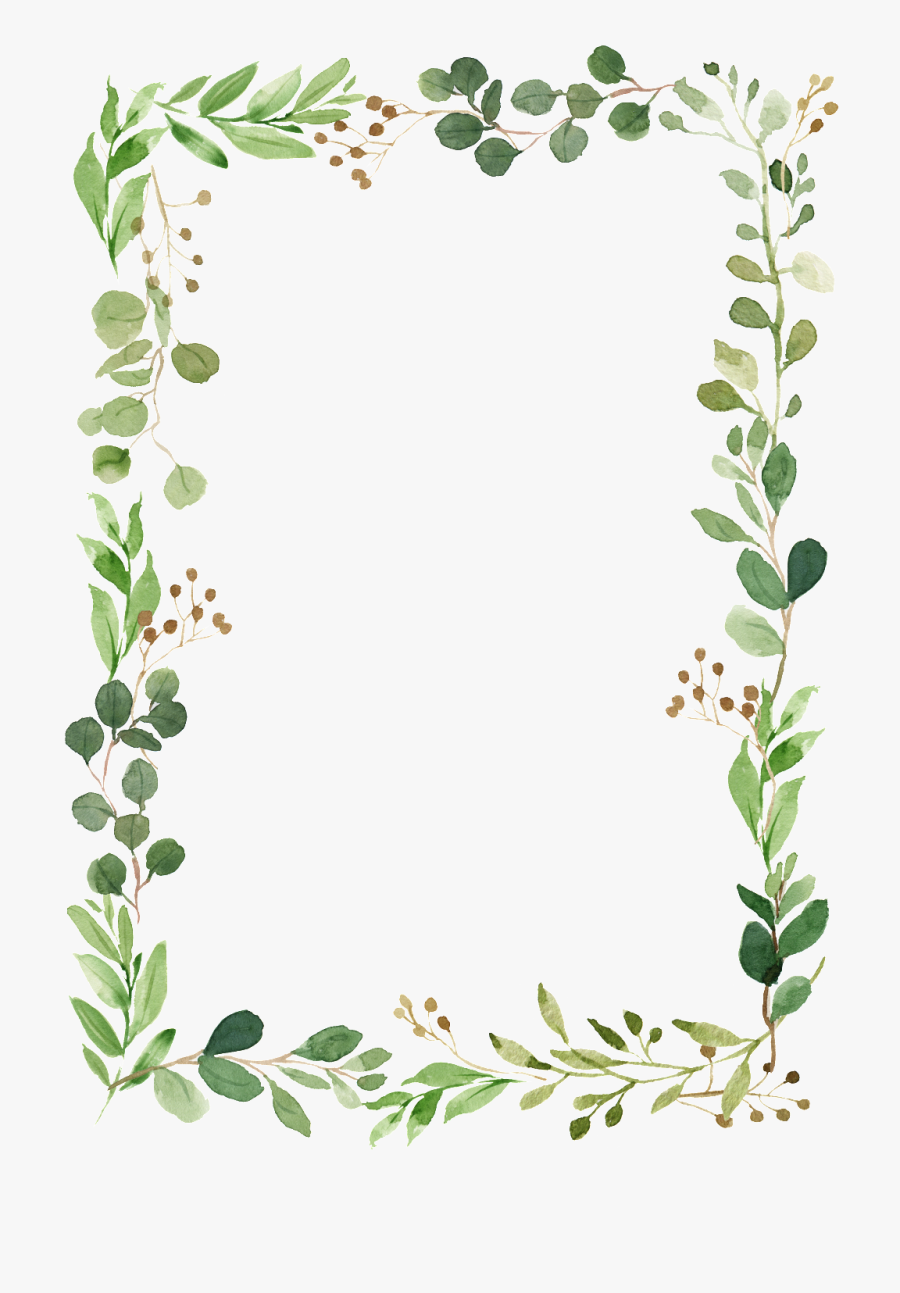 Hd Marco Bonito Flores - Transparent Background Greenery Border, Transparent Clipart