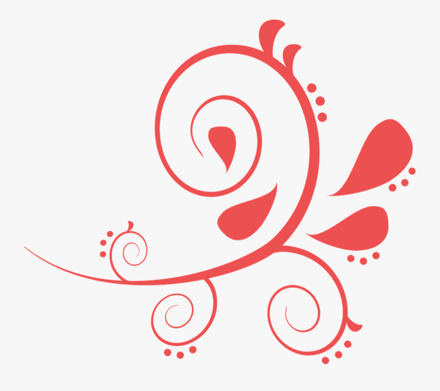 Scroll Clipart Horizontal - Rosa Vetor Png, Transparent Clipart