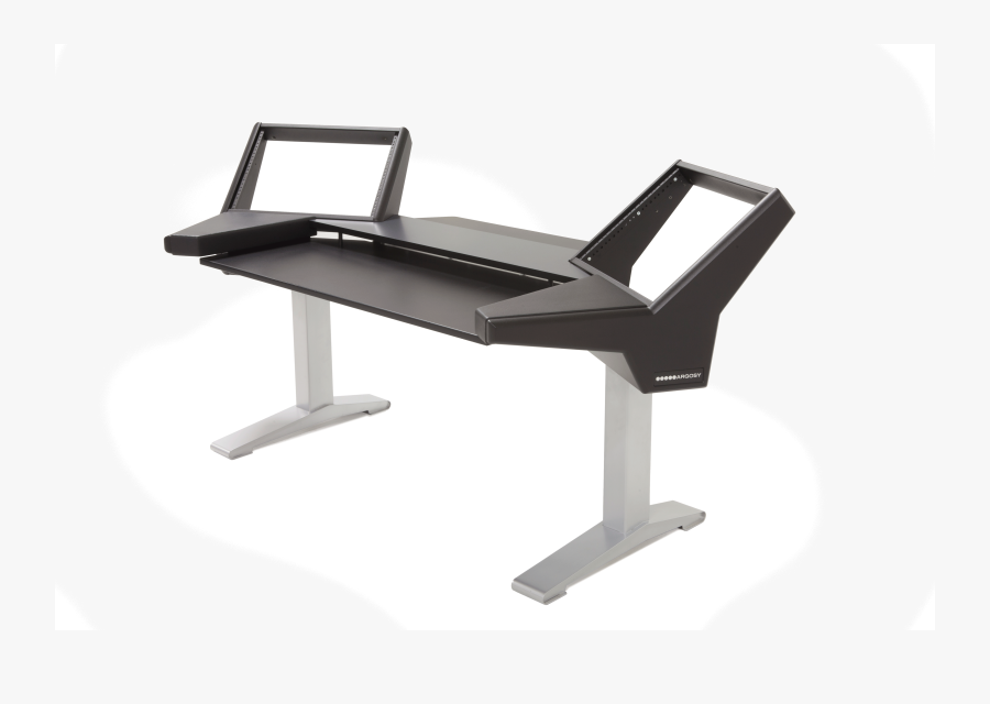 Clipart Desk Computer Station - Silver, Transparent Clipart