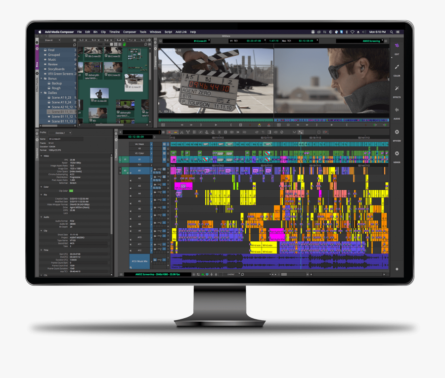 Media Composer Ultimate Video Editing Software Ui In - Avid Media Composer, Transparent Clipart