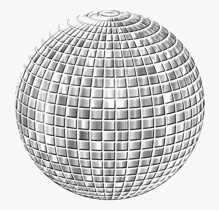 Disco Ball White Circle Free Transparent Png - Transparent Background Disco Ball Clipart, Transparent Clipart