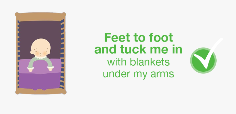 Feet To Foot And Tuck Me In - Illustration, Transparent Clipart