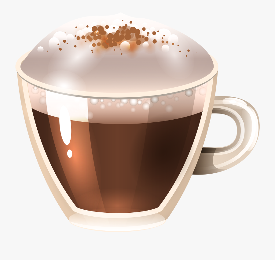 Hot Clipart Hot Chocolate Cookie - Cappuccino, Transparent Clipart