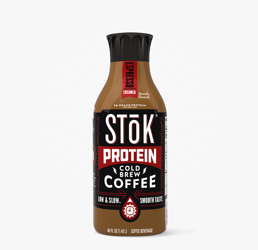 Stok Protein Cold Brew Coffee, Transparent Clipart