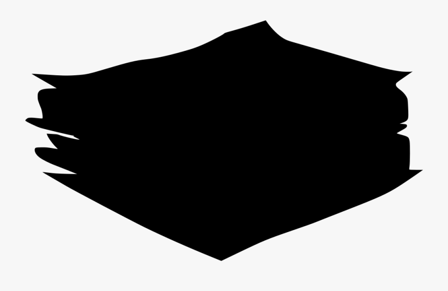 Pile Of Paper Silhouette, Transparent Clipart