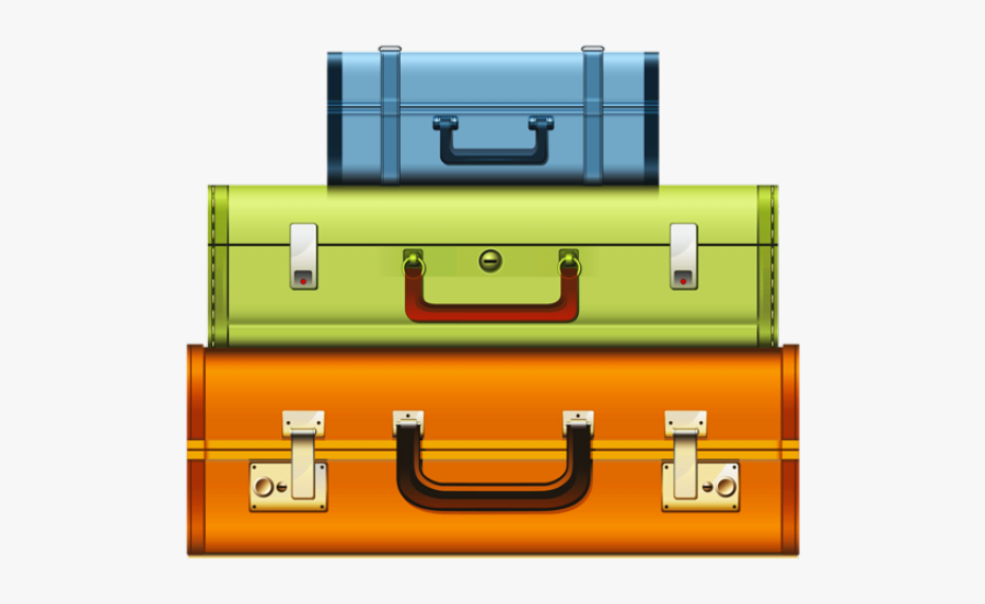 Suitcases Clipart Png, Transparent Clipart