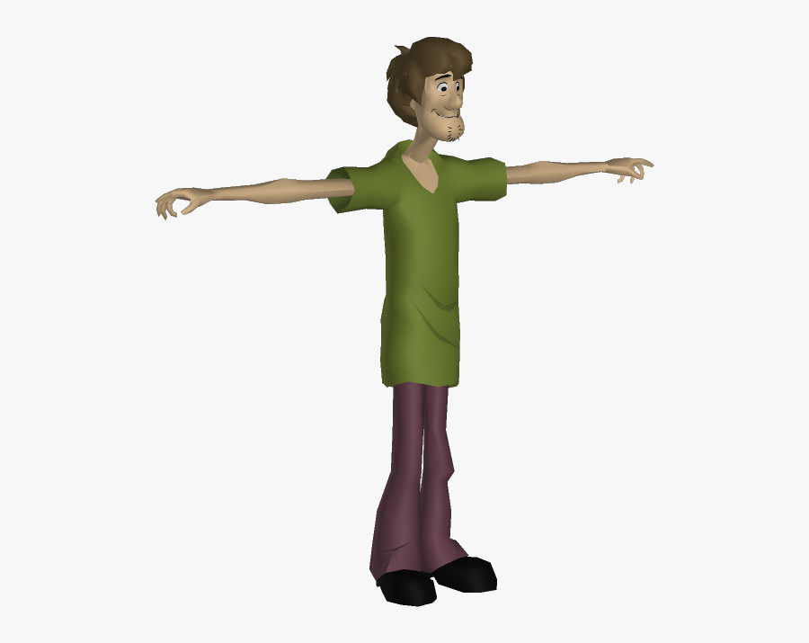 Shaggy Rogers Png - T Pose Shaggy Png, Transparent Clipart