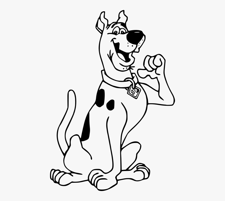Scooby Doo Printables Coloring , Transparent Cartoons - Scooby Doo Line Drawings, Transparent Clipart