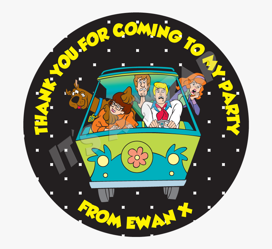 Scooby Doo Sweet Cone Stickers - Scooby Doo, Transparent Clipart