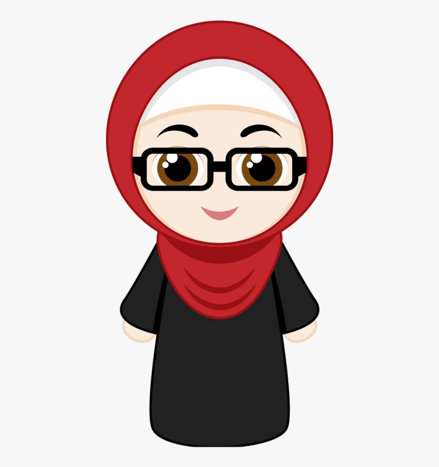 حجاب تكليف مسلمة اسلام Hijab Freetoedit - Hijab Cartoon, Transparent Clipart