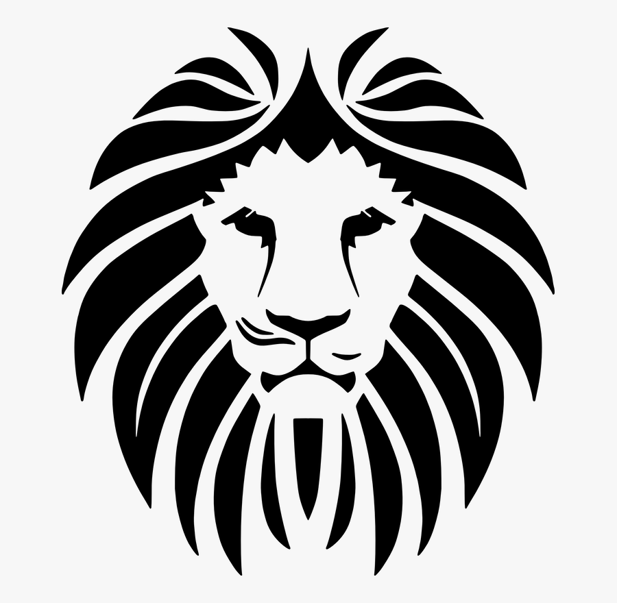 Lion-mane - Lion Face Vector Png, Transparent Clipart