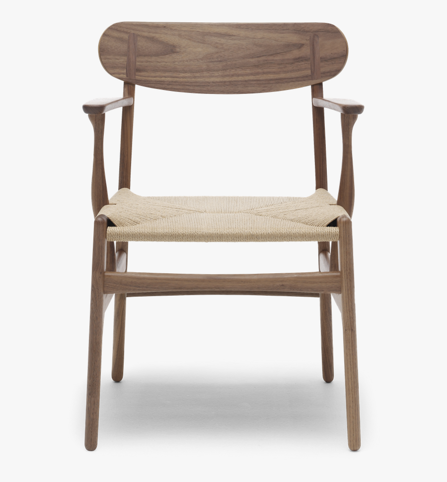 Drawing Chairs Wood Chair - Carl Hansen Ch26 Chair, Transparent Clipart
