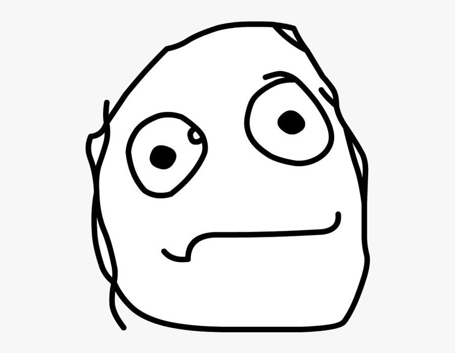 Memes By Zcooger - Transparent Derp Face Png, Transparent Clipart