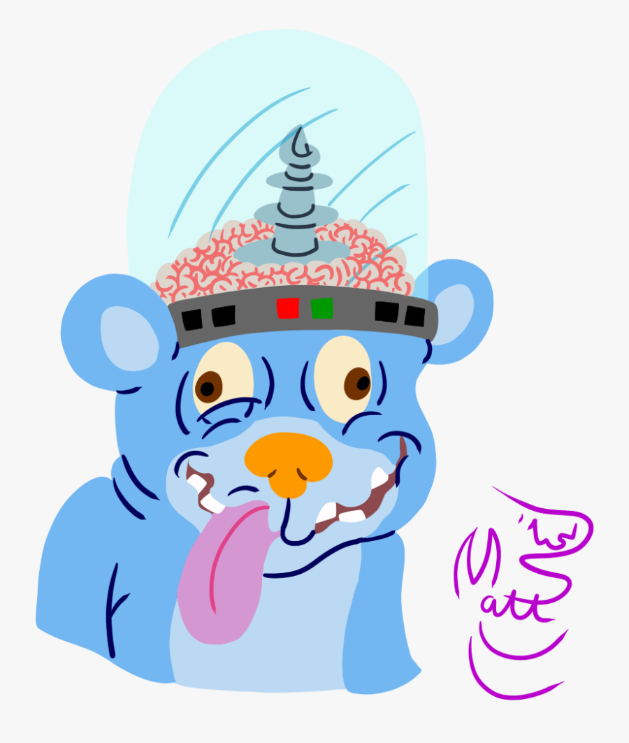 Brains Derp Wip - Cartoon, Transparent Clipart