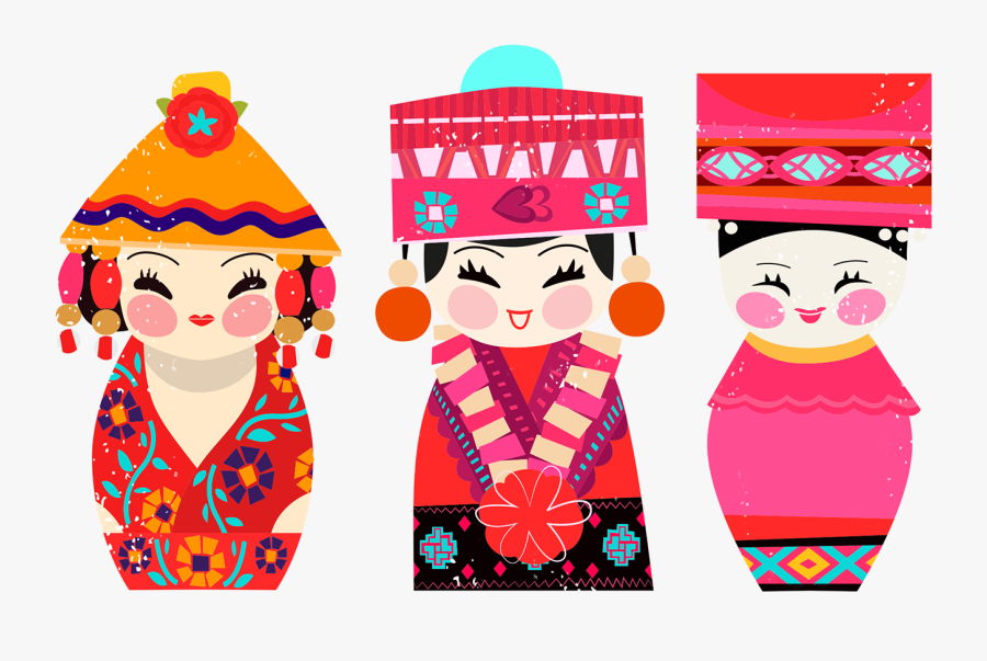 Transparent Doll Face Clipart - Cartoon, Transparent Clipart