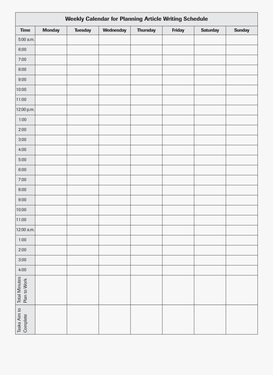 2017 Blank Calendar Template - Food Frequency Questionnaire Sample, Transparent Clipart