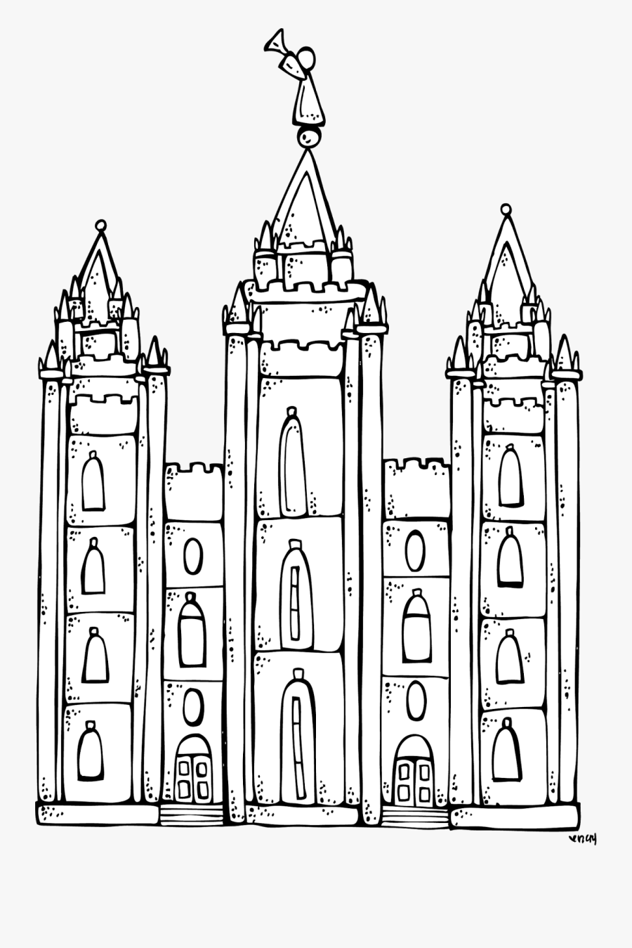 1000 Images About Church Coloring Pages On Pinterest - Clip Art Lds Temple, Transparent Clipart