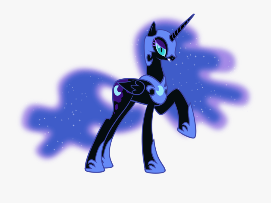 Mlp Nightmare Moon Happy - Mlp Nightmare Moon, Transparent Clipart