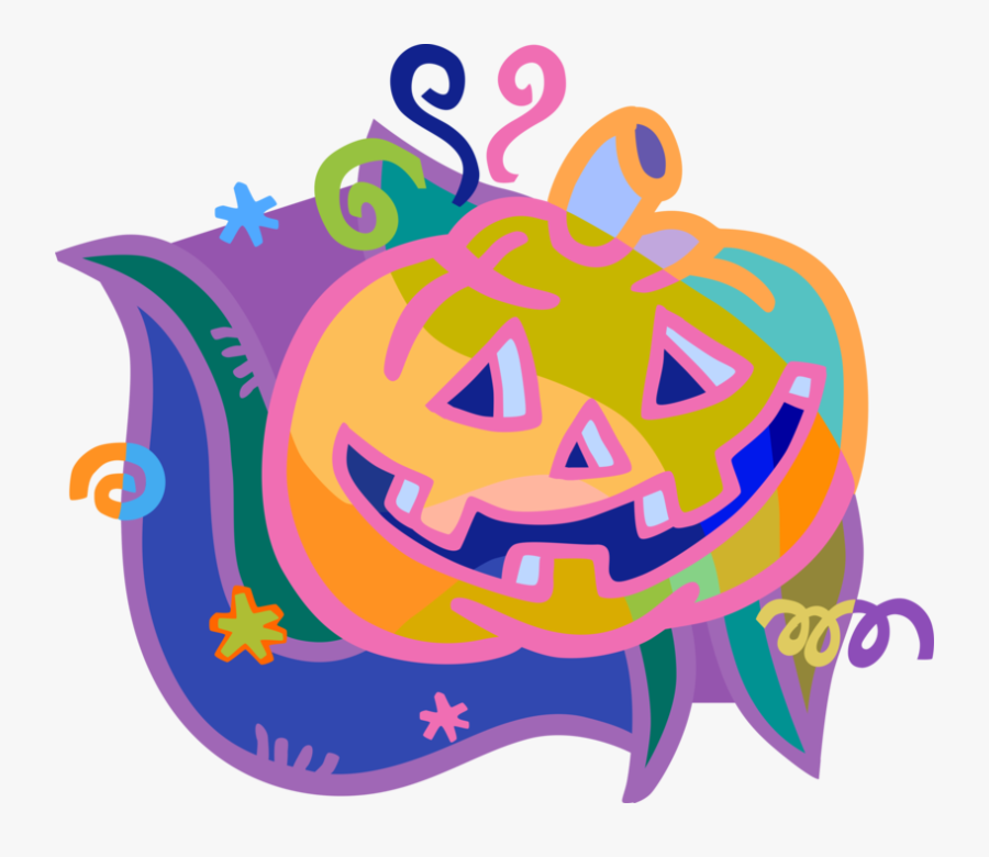 Vector Illustration Of Halloween Trick Or Treat Jack, Transparent Clipart
