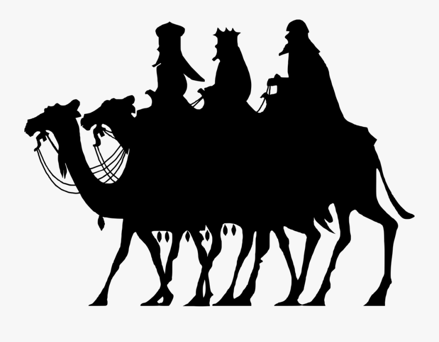 Three Wise Men, Silhouette, Christ, Birth, Christmas - Wise Men, Transparent Clipart