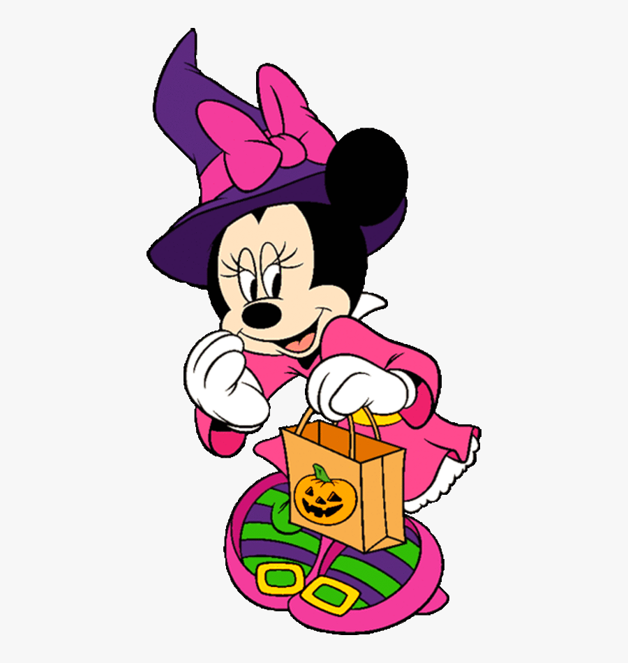 Minnie Mickey Mouse Halloween Clipart , Png Download - Minnie And Mickey Mouse Halloween, Transparent Clipart