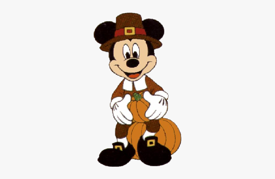 Mickey Mouse Halloween Png Image - Happy Thanksgiving 2018 Disney, Transparent Clipart