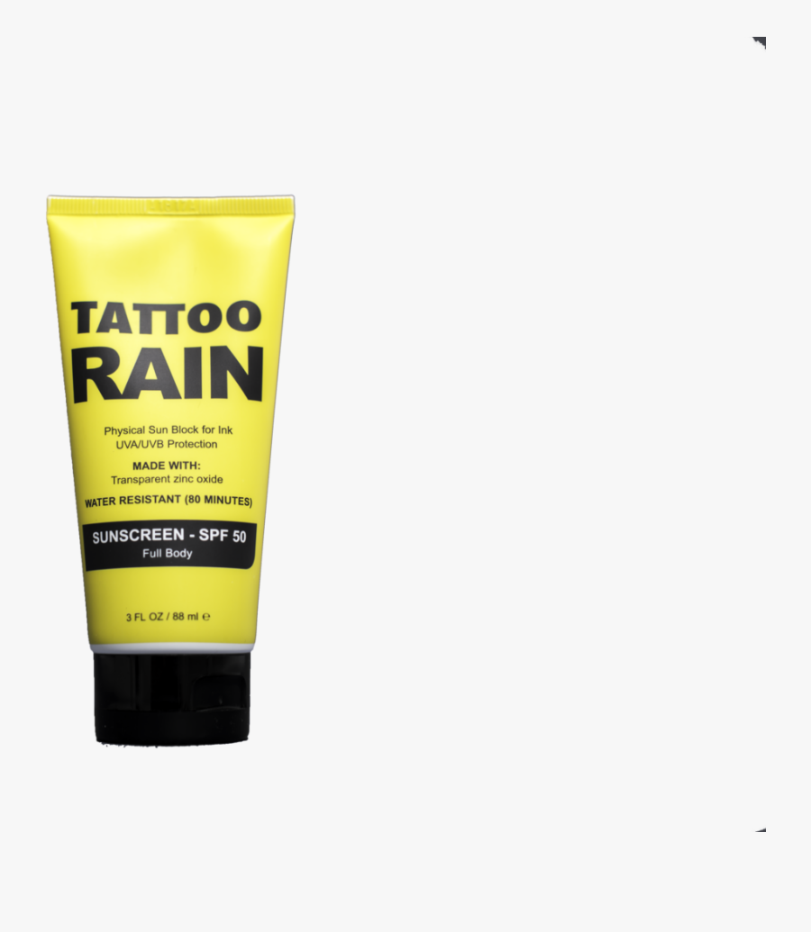 Tattoo Rain Spf Okoboji - Sunscreen, Transparent Clipart