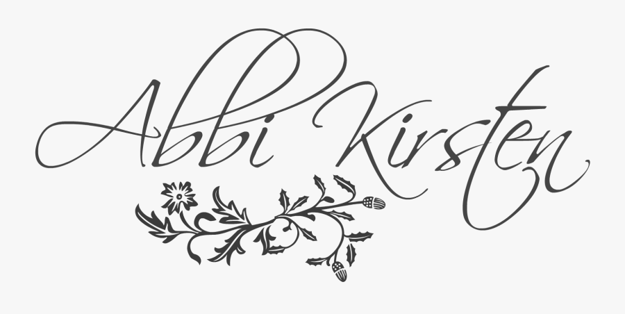 Clip Art Flower Catching Colorflies Templates - Calligraphy, Transparent Clipart