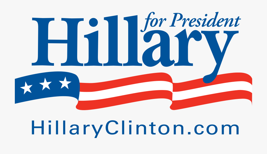 Hillary Clinton For President Logo, Transparent Clipart