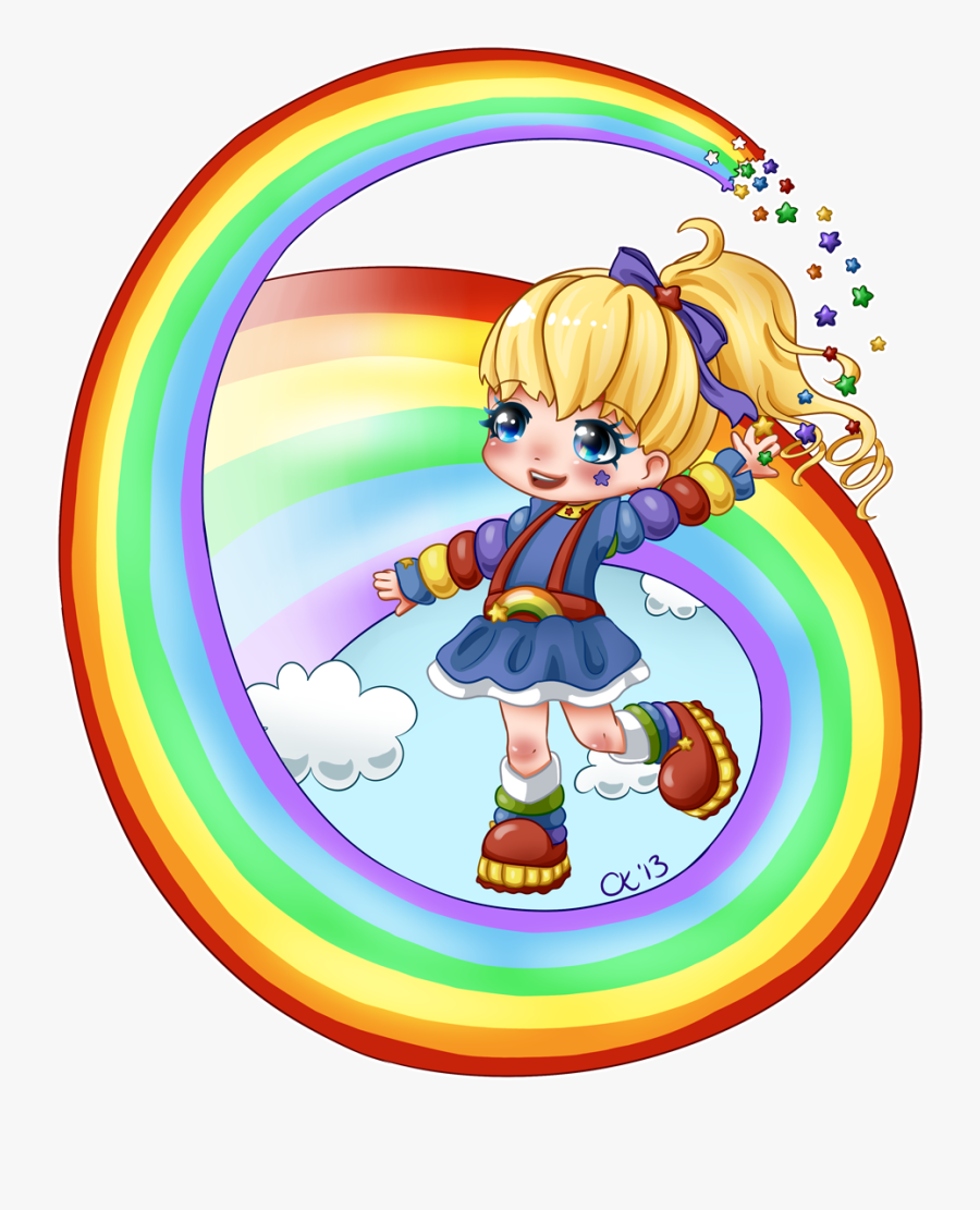 Transparent Rainbow Brite Clipart - Drawing Of Rainbow Brite, Transparent Clipart