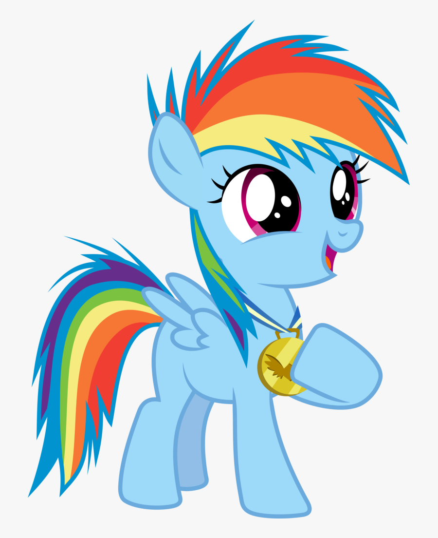 Transparent Rainbow Brite Clipart - Mlp Rainbow Dash Filly, Transparent Clipart